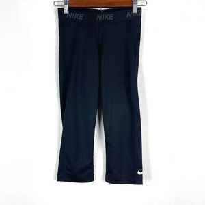 Nike Dri-Fit Black Training Capri Work Out Leggings Women's Size Small